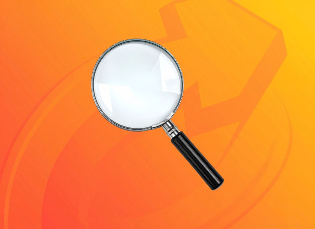 Magnifying glass icon representing search analysis in Repeat Digital's GEO process.